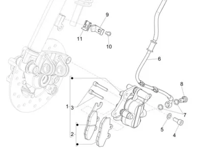 Front brake system
