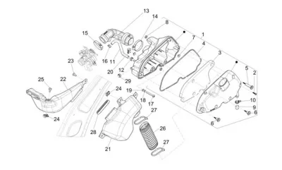 Air intake filter