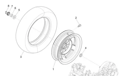 Rear wheel