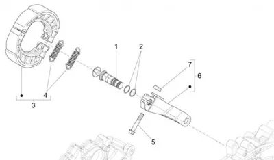 Rear brake system
