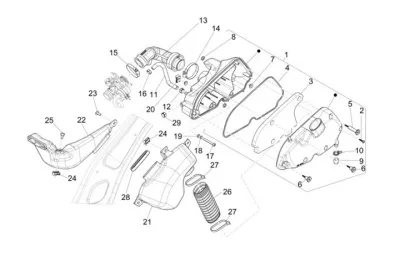 Air intake filter