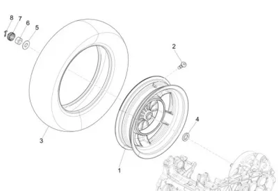 Rear wheel