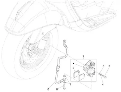 Front brake system