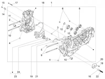 Engine casing