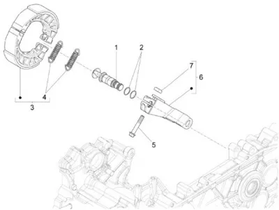 Rear brake shoes