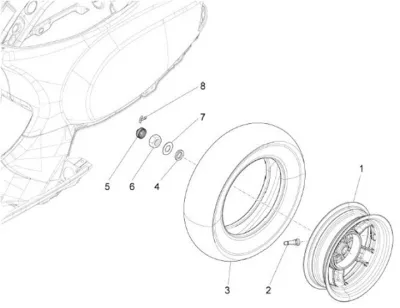 Rear wheel