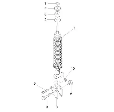 Rear shock absorber