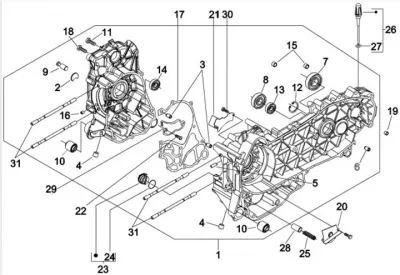 Engine casing