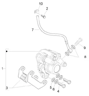 Front brake system