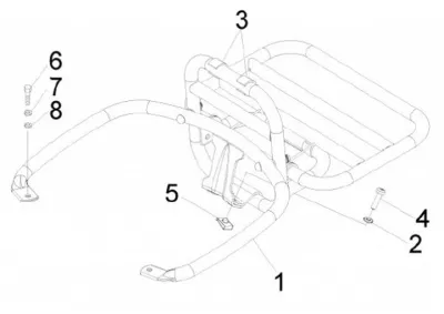 Rear rack