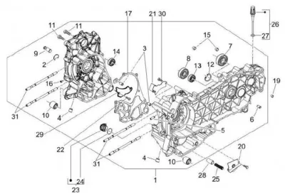 Engine casing