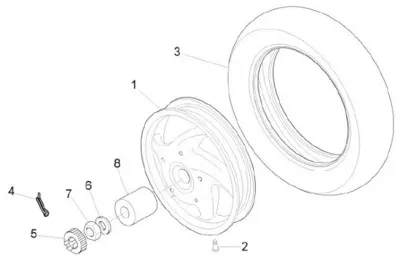 Rear wheel