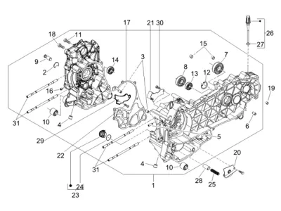 Engine casing