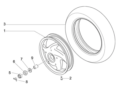 Rear wheel