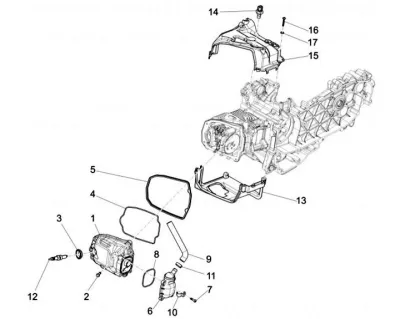Tapa deflector cilindro
