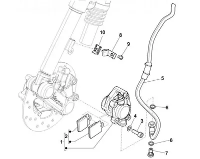 Front brake system