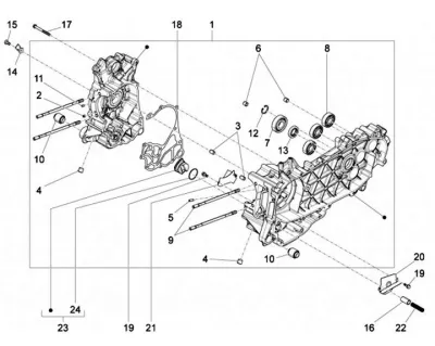 Engine casing