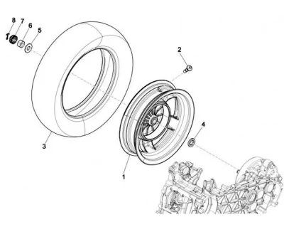 Rear wheel
