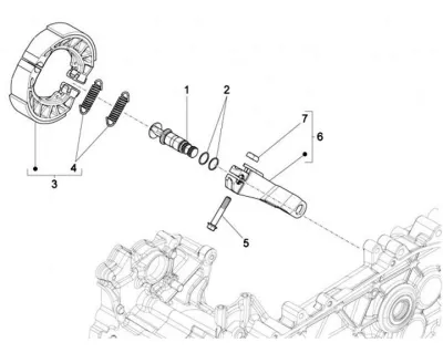 Bakbromssystem