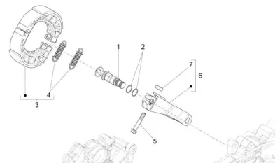 Rear brake system