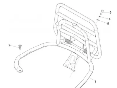 Porte bagages arrière