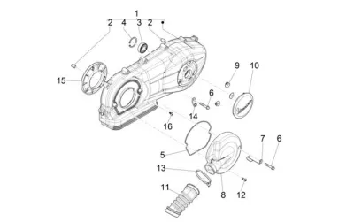 Couvercle carter moteur