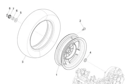 Rear wheel
