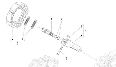 Rear brake system
