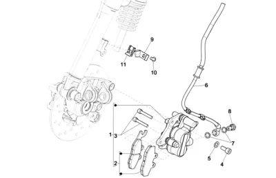 Front brake system