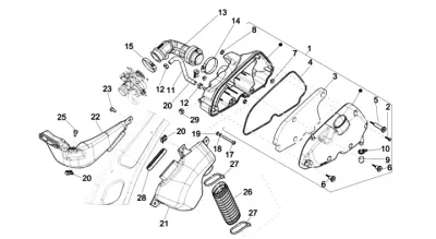 Air intake filter