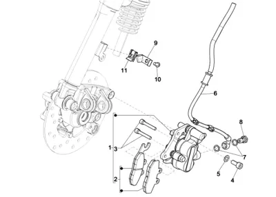 Front brake system