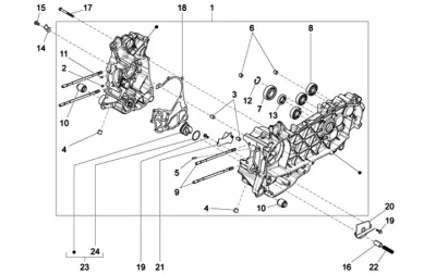 Engine casing