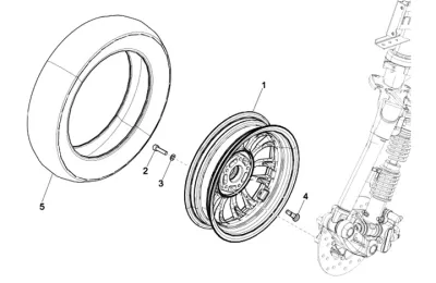Ruota anteriore