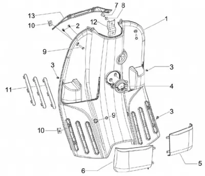 Legshield inner