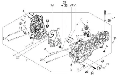 Engine casing