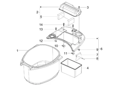 Compartiment pour casque