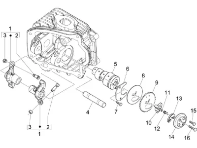 Fixation bras oscillant