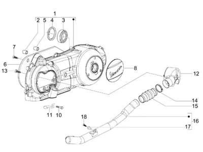 Couvercle carter moteur