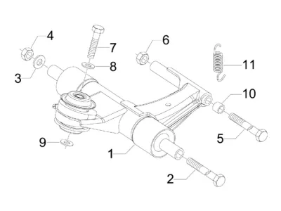 Bras oscillant