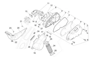 Air intake filter