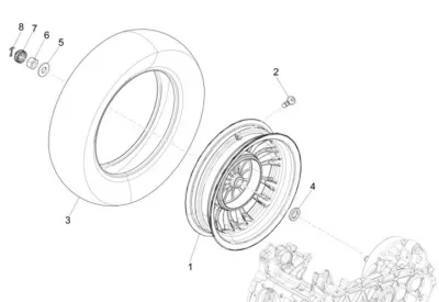 Rear wheel