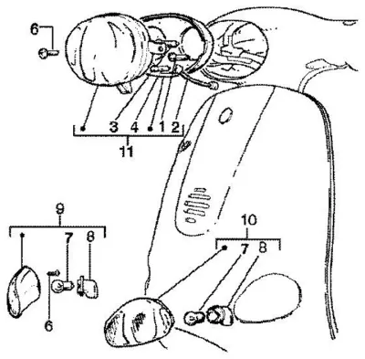 Headlight - indicator