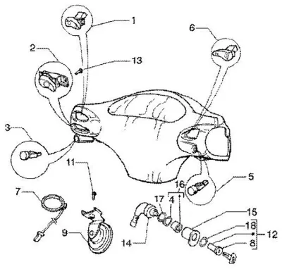 Lock set - switch - ignition switch