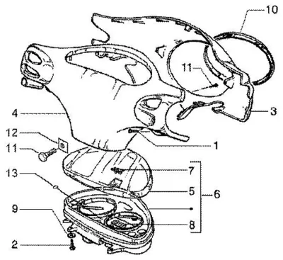 Speedo - handlebar top