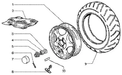 Rear wheel