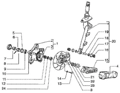 Fork - steering set