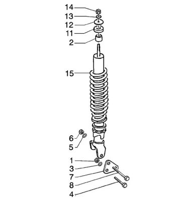 Rear shock absorber
