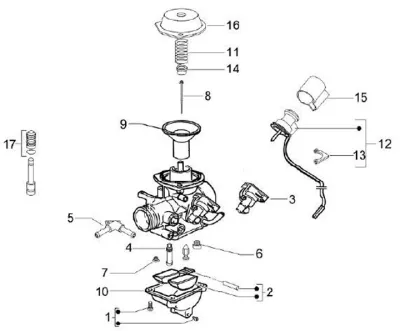 Carburettor parts