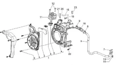 Secondary air filter