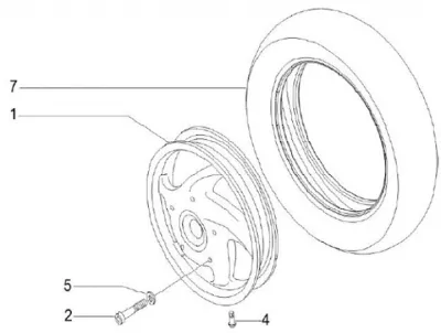 Front wheel